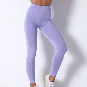 Set Active Light‎ Purple Seamless High Rise Leggings